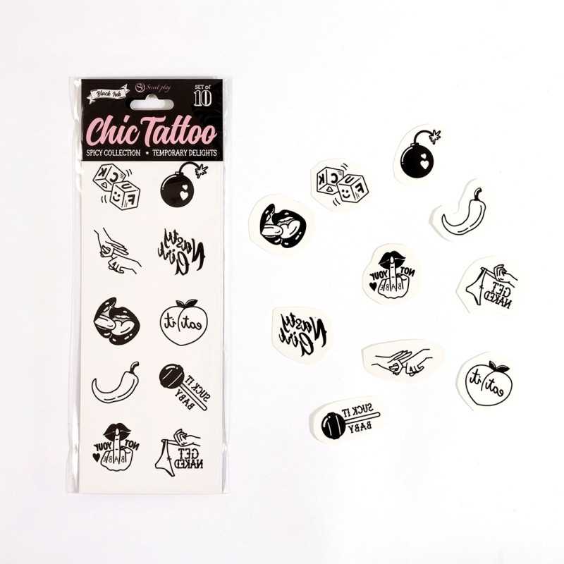 Votre Loveshop à Chartres 28 Set 10 tatoos Spicy