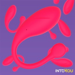 Lampe Bulby Rouge avec l'application INTOYOU