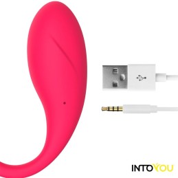 Lampe Bulby Rouge avec l'application INTOYOU